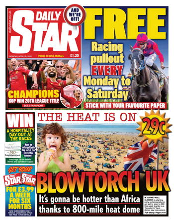 Daily Star Frontpage