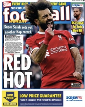 Daily Star Serious Football Cover