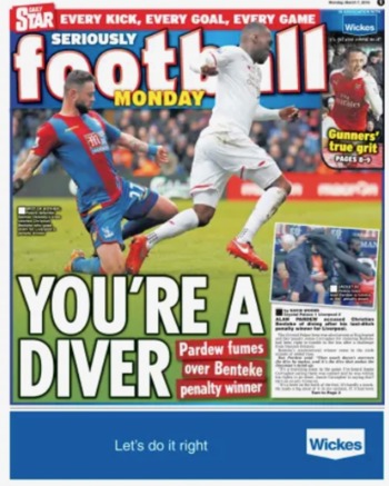 Daily Star Seriously Football Cover