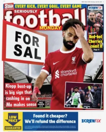 Daily Star Seriously Football Cover