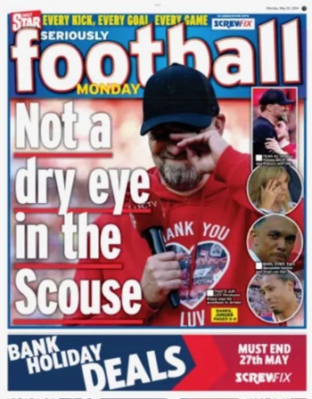 Daily Star Seriously Football Cover