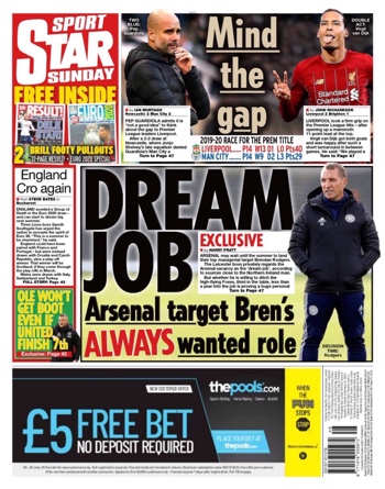 Daily Star Sunday Backpage