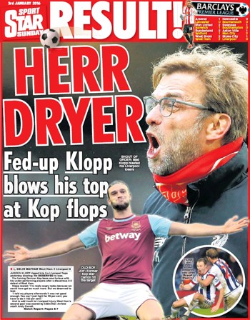 Daily Star Sunday Backpage