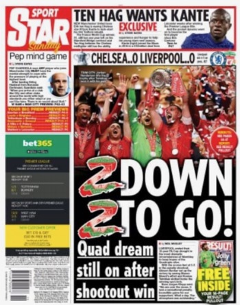 Daily Star Sunday Backpage
