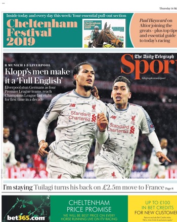 Daily Telegraph Backpage