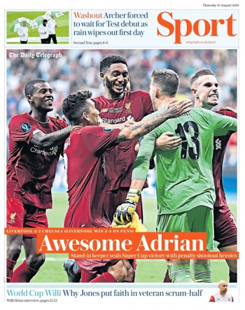 Daily Telegraph Backpage