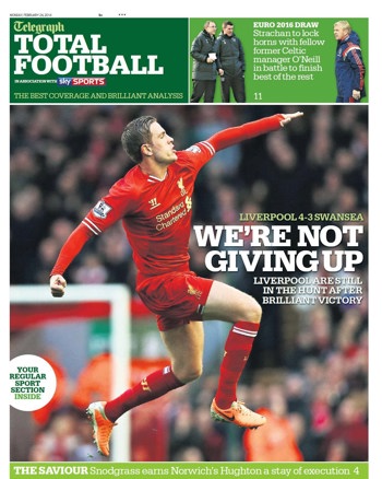 Daily Telegraph Backpage