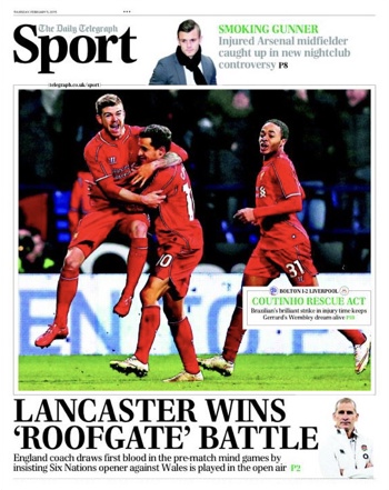 Daily Telegraph Backpage