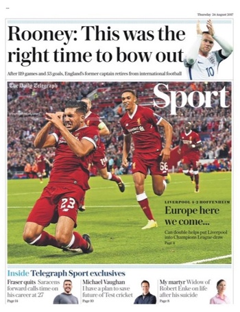 Daily Telegraph Backpage