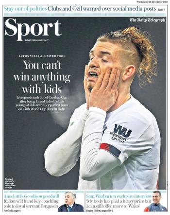 Daily Telegraph Backpage
