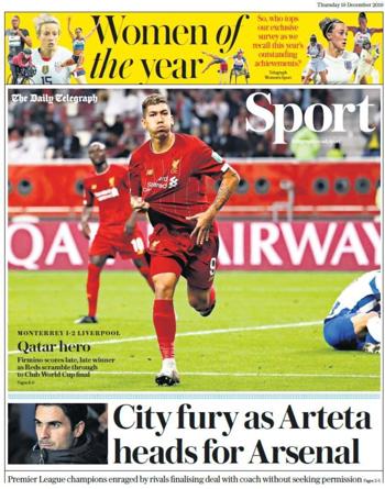 Daily Telegraph Backpage