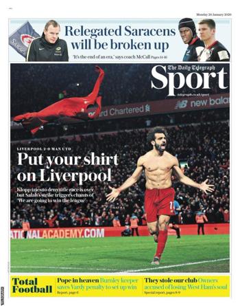 Daily Telegraph Backpage