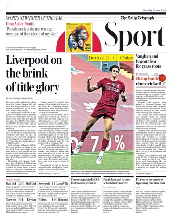 Daily Telegraph Backpage