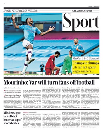 Daily Telegraph Backpage
