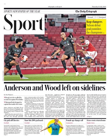 Daily Telegraph Backpage