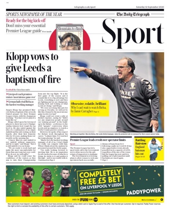Daily Telegraph Backpage