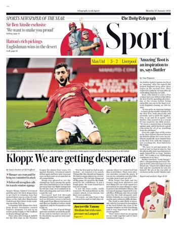 Daily Telegraph Backpage