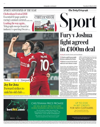Daily Telegraph Backpage