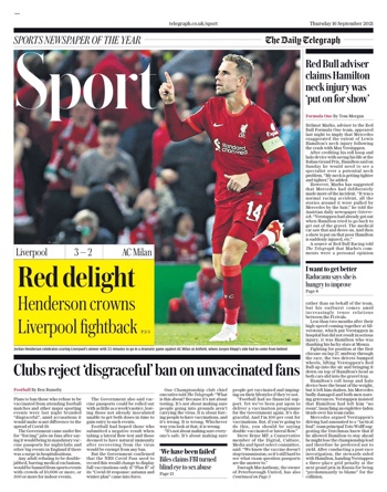 Daily Telegraph Backpage