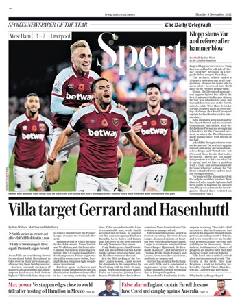 Daily Telegraph Backpage