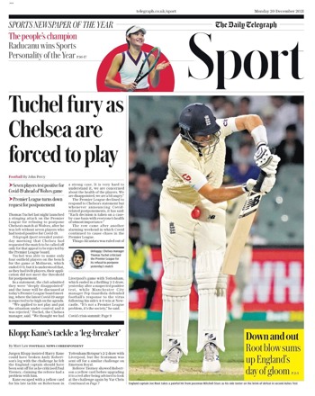 Daily Telegraph Backpage