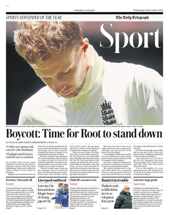 Daily Telegraph Backpage