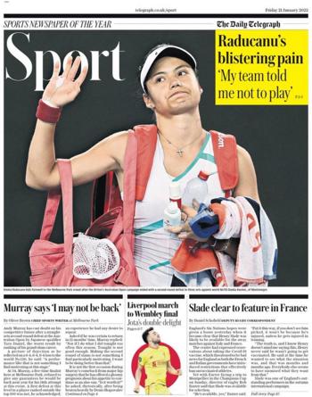 Daily Telegraph Backpage