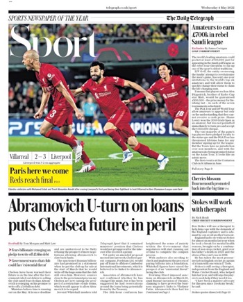 Daily Telegraph Backpage