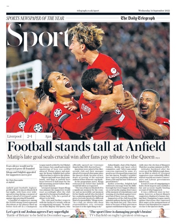 Daily Telegraph Backpage