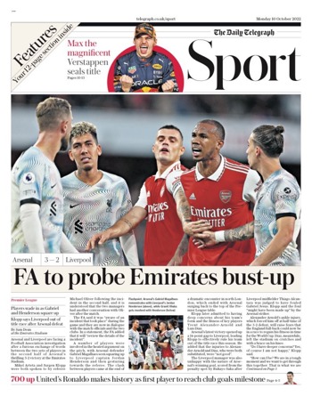 Daily Telegraph Backpage