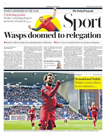 Daily Telegraph Backpage