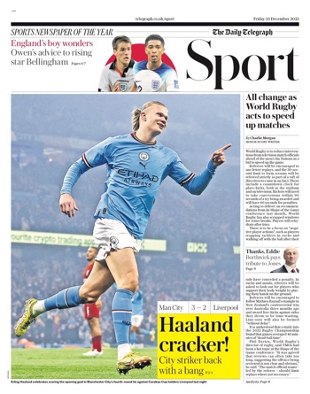Daily Telegraph Backpage