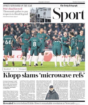 Daily Telegraph Backpage