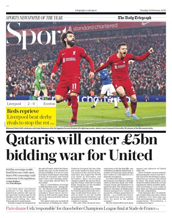 Daily Telegraph Backpage