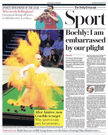 Daily Telegraph Backpage