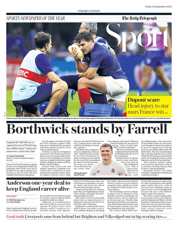 Daily Telegraph Backpage