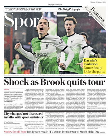 Daily Telegraph Backpage