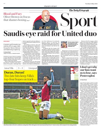 Daily Telegraph Backpage