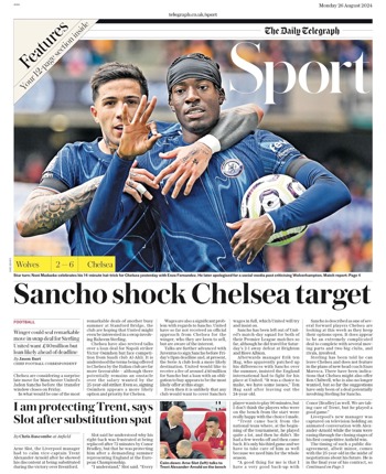 Daily Telegraph Backpage