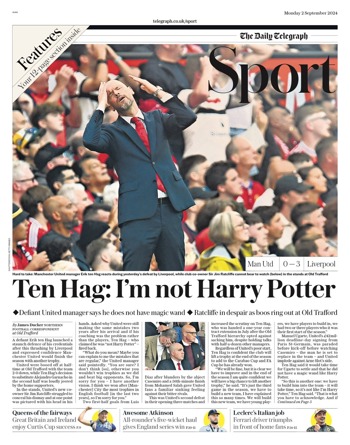 Daily Telegraph Backpage