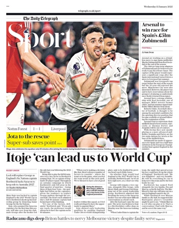 Daily Telegraph Backpage