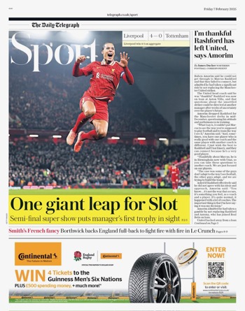 Daily Telegraph Backpage