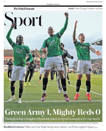 Daily Telegraph Backpage