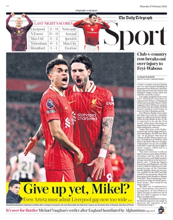 Daily Telegraph Backpage