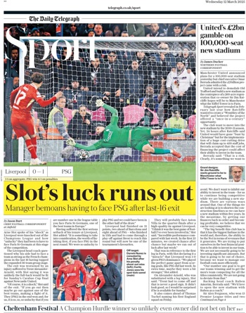 Daily Telegraph Backpage