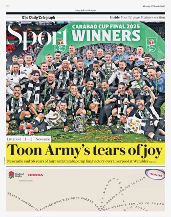 Daily Telegraph Backpage