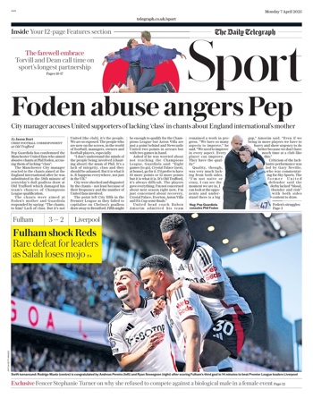 Daily Telegraph Backpage