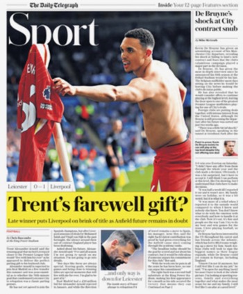Daily Telegraph Backpage