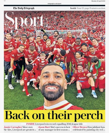 Daily Telegraph Backpage