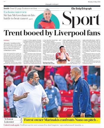 Daily Telegraph Backpage